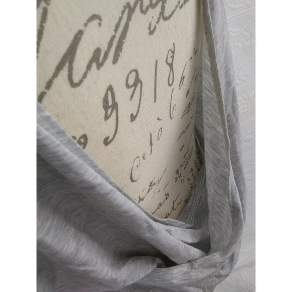 Victoria's Secret Gray embroidered long sleeves top with open back detail size L - Picture 7 of 12